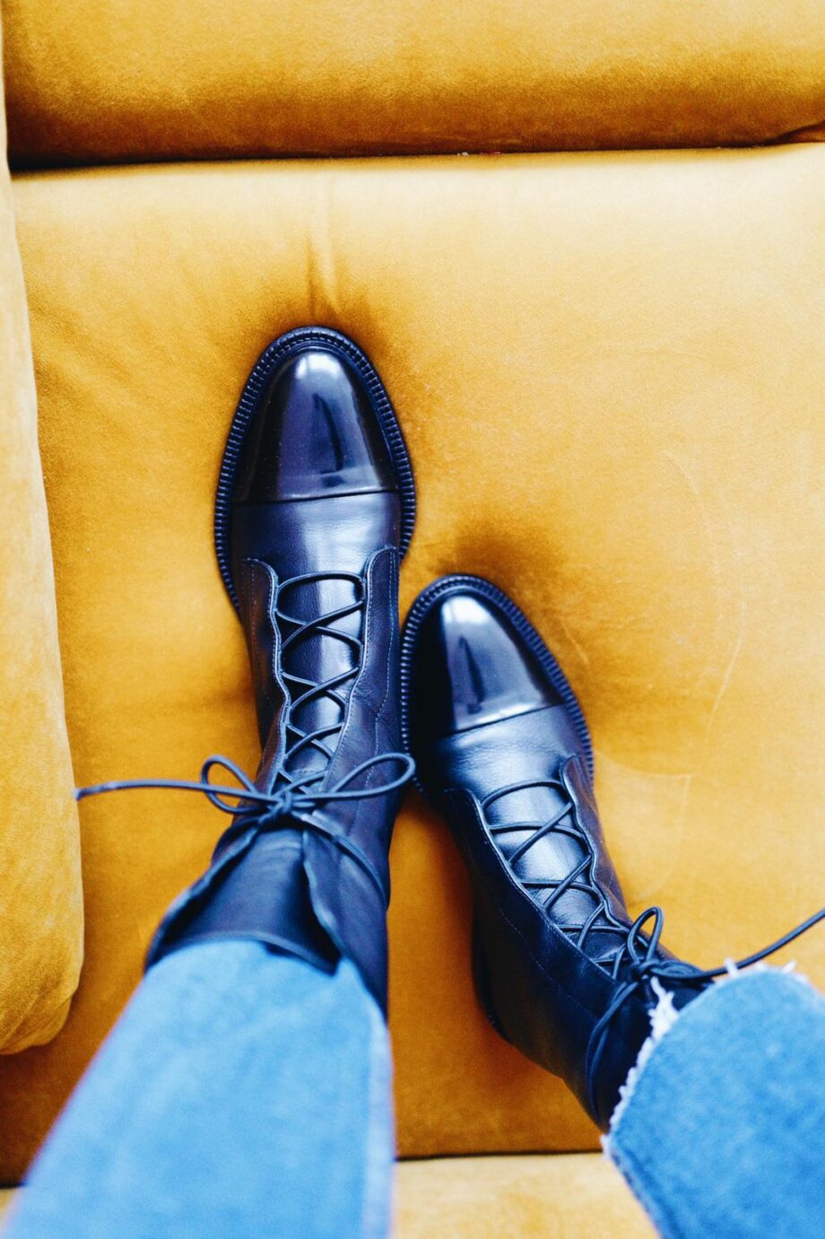 Leather Brogue Boots