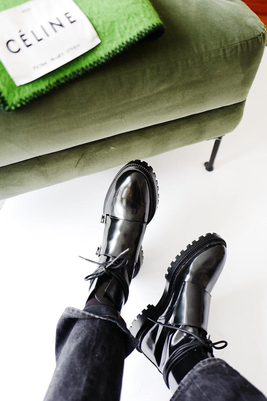 Lace-up Monk Boots with Buckles