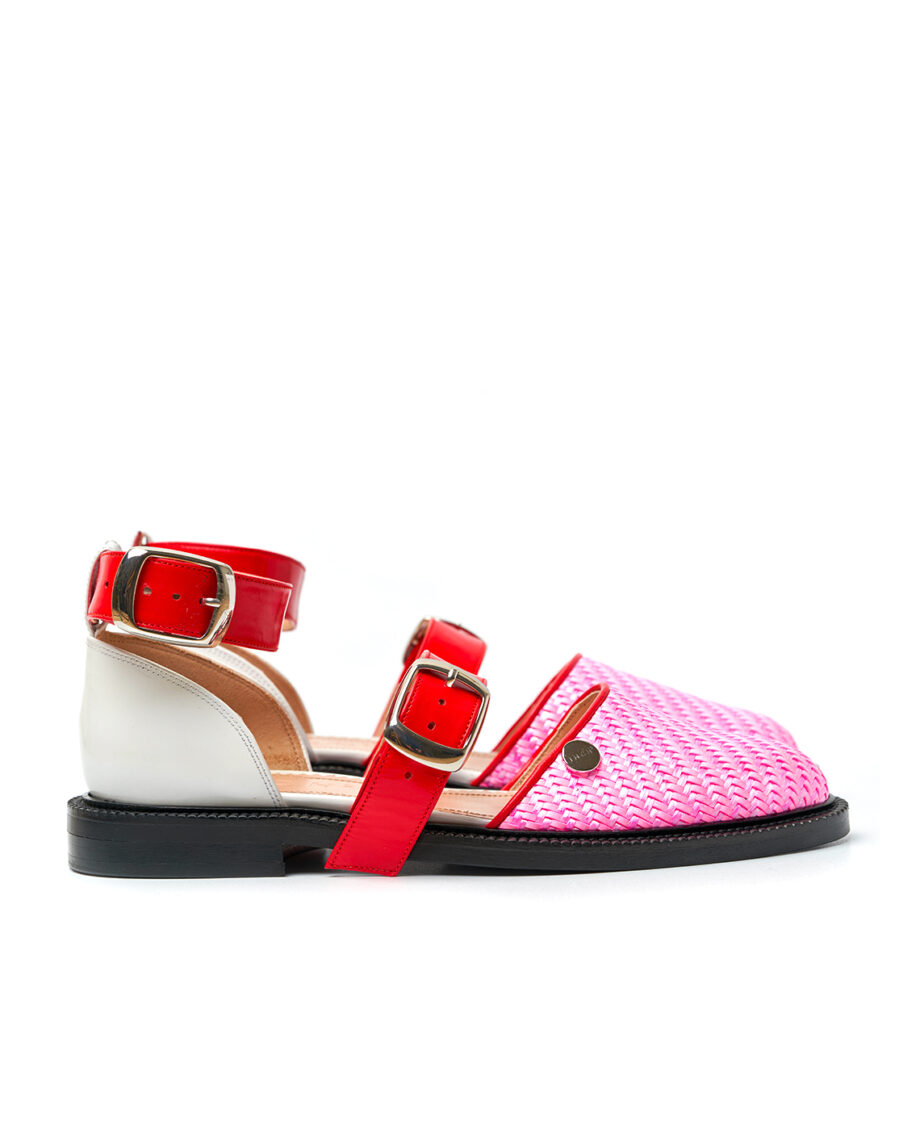 Bubble Gum Closed Toe Sandals