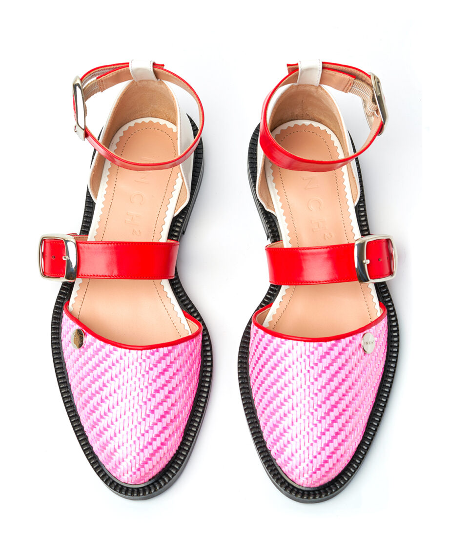 Bubble Gum Closed Toe Sandals