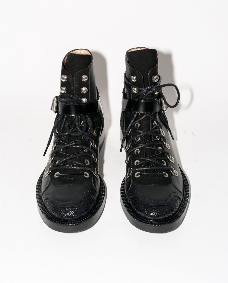 Double Laces Hiking Boots