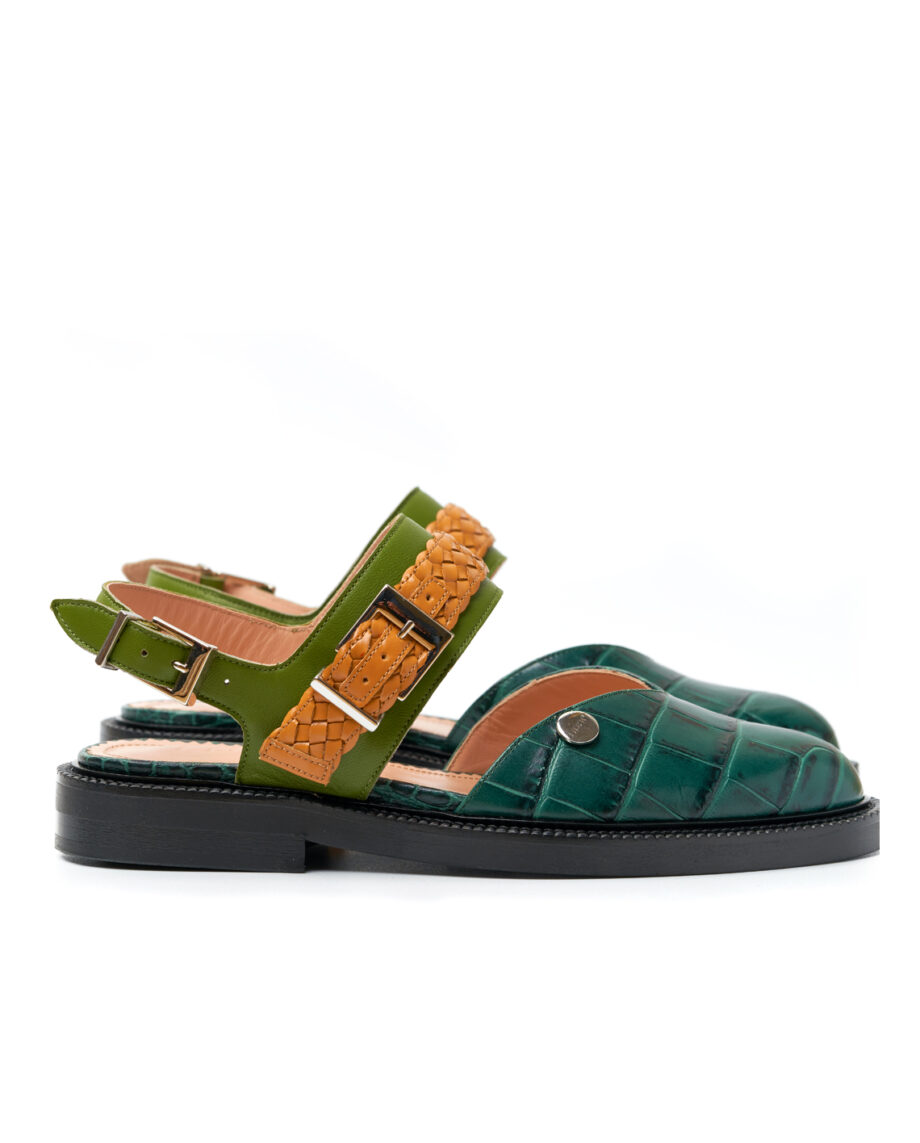 Emerald Closed Toe Sandals