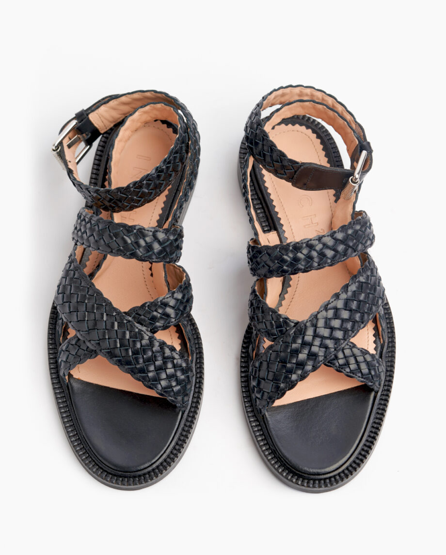 Black Nina Sandals