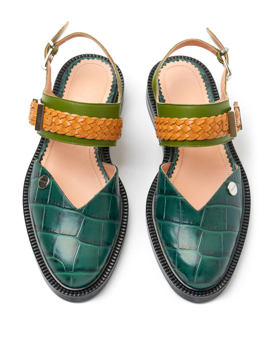 Emerald Closed Toe Sandals