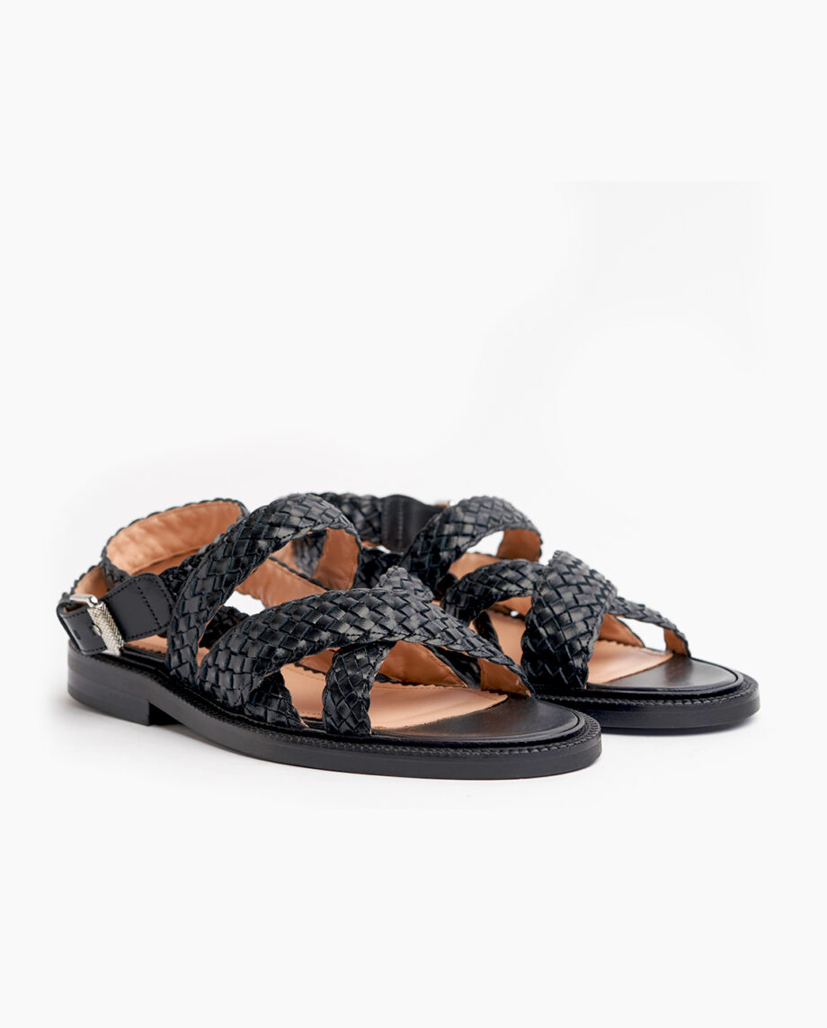 Black Nina Sandals