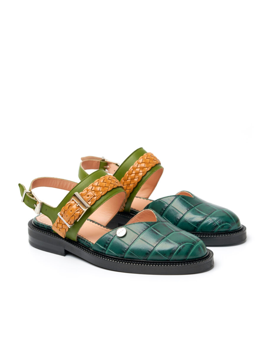 Emerald Closed Toe Sandals