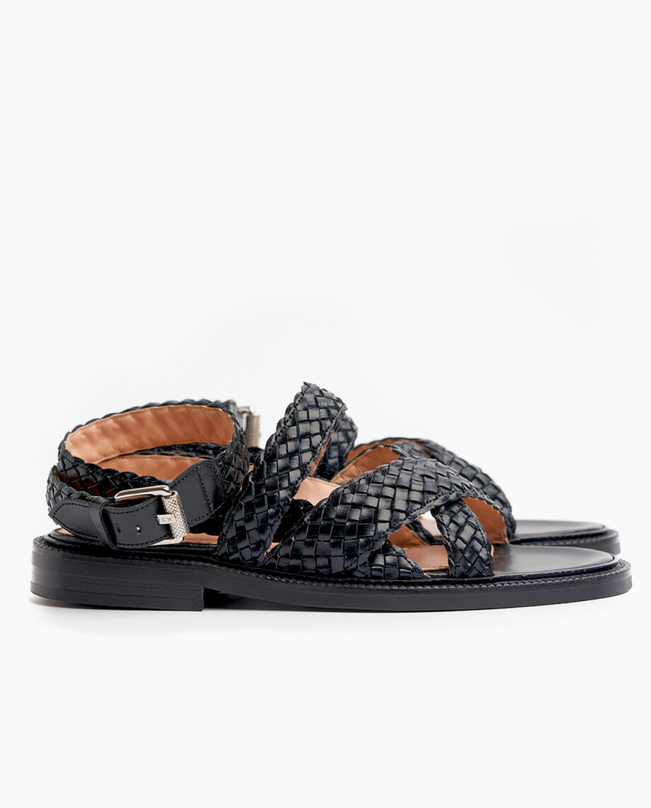 Black Nina Sandals