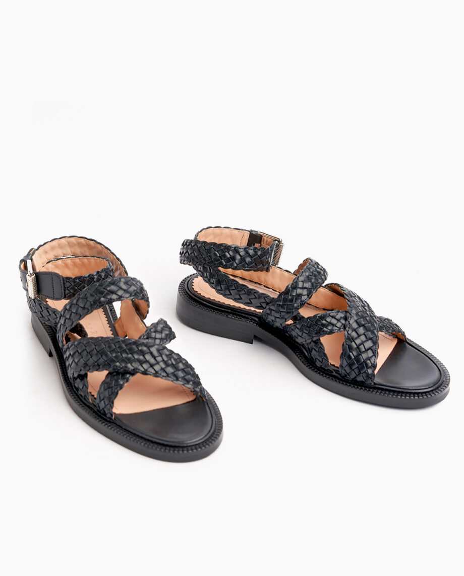 Black Nina Sandals