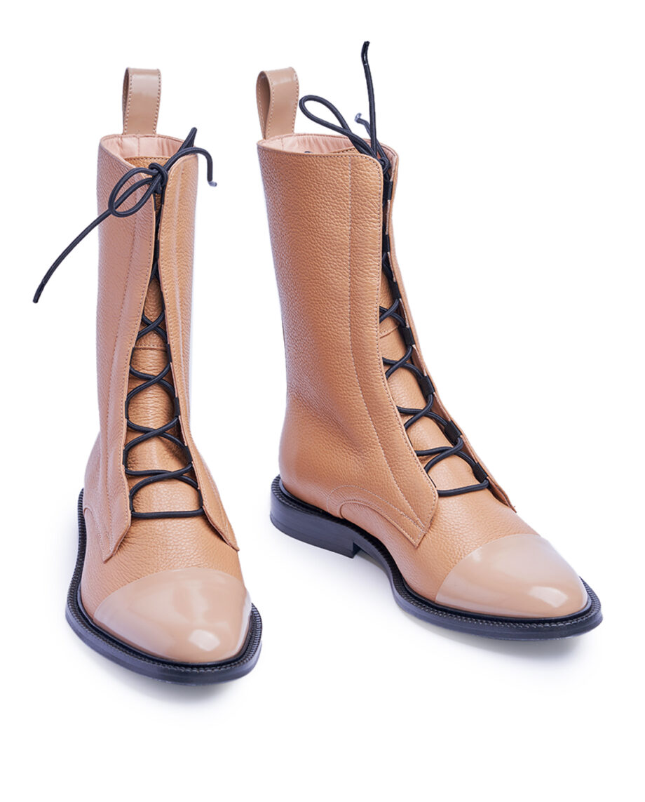 Caramel Brogue Boots