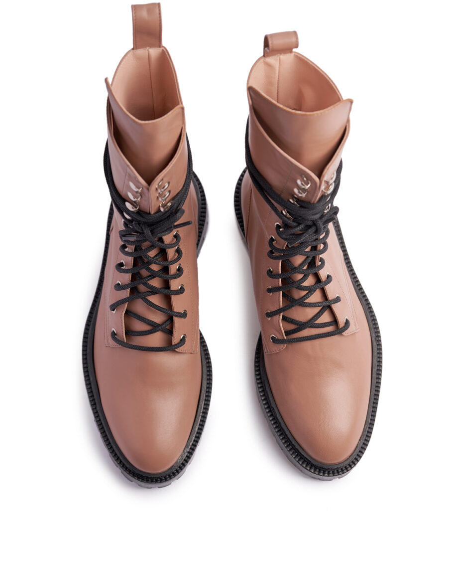 Caramel Combat Boots