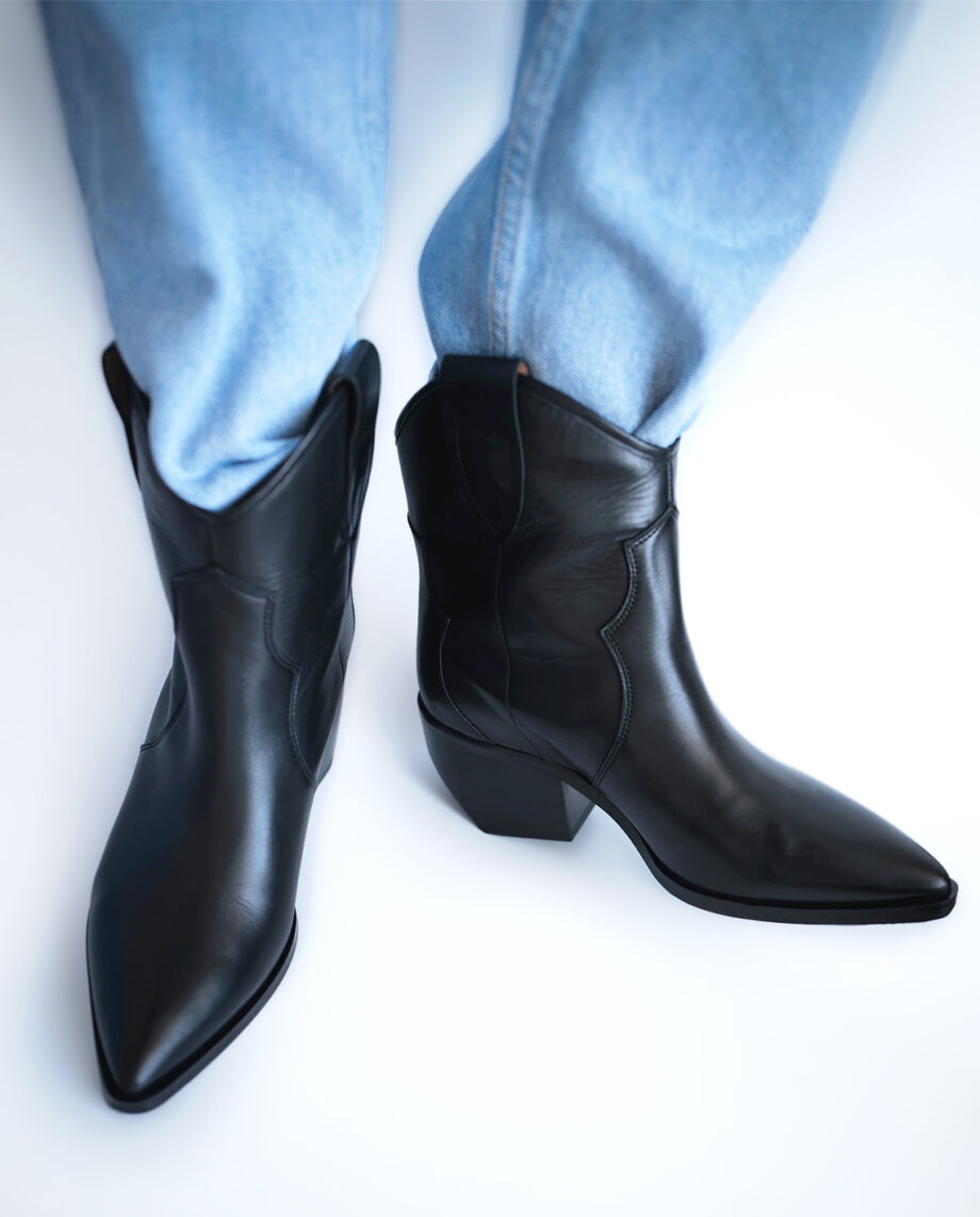 BLACK WESTERN BOOTS