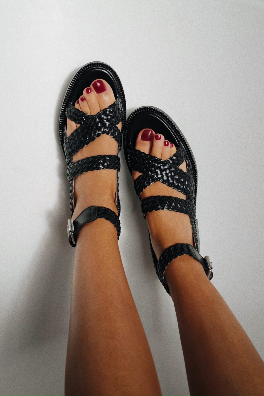 Black Nina Sandals