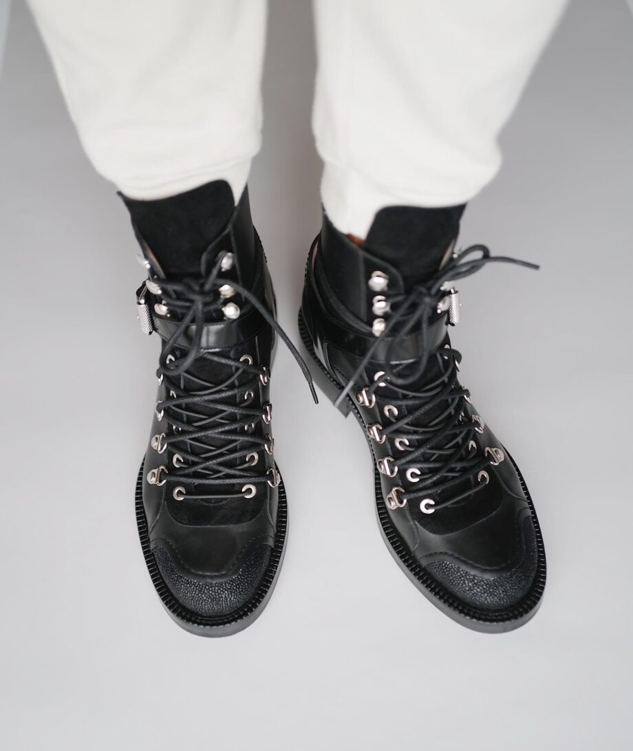 Double Laces Hiking Boots