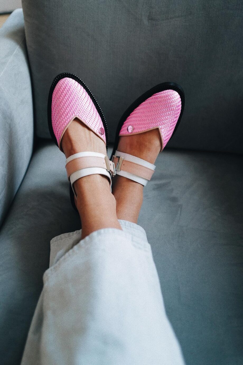 Sweet Pink Closed Toe Sandals